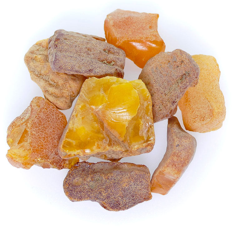 Raw amber material