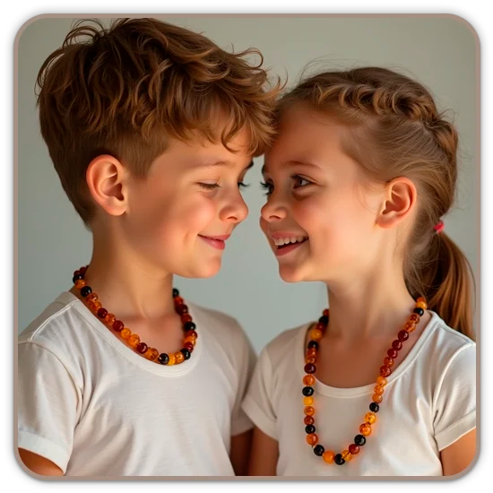 BALTIC AMBER NECKLACES FOR CHILDREN