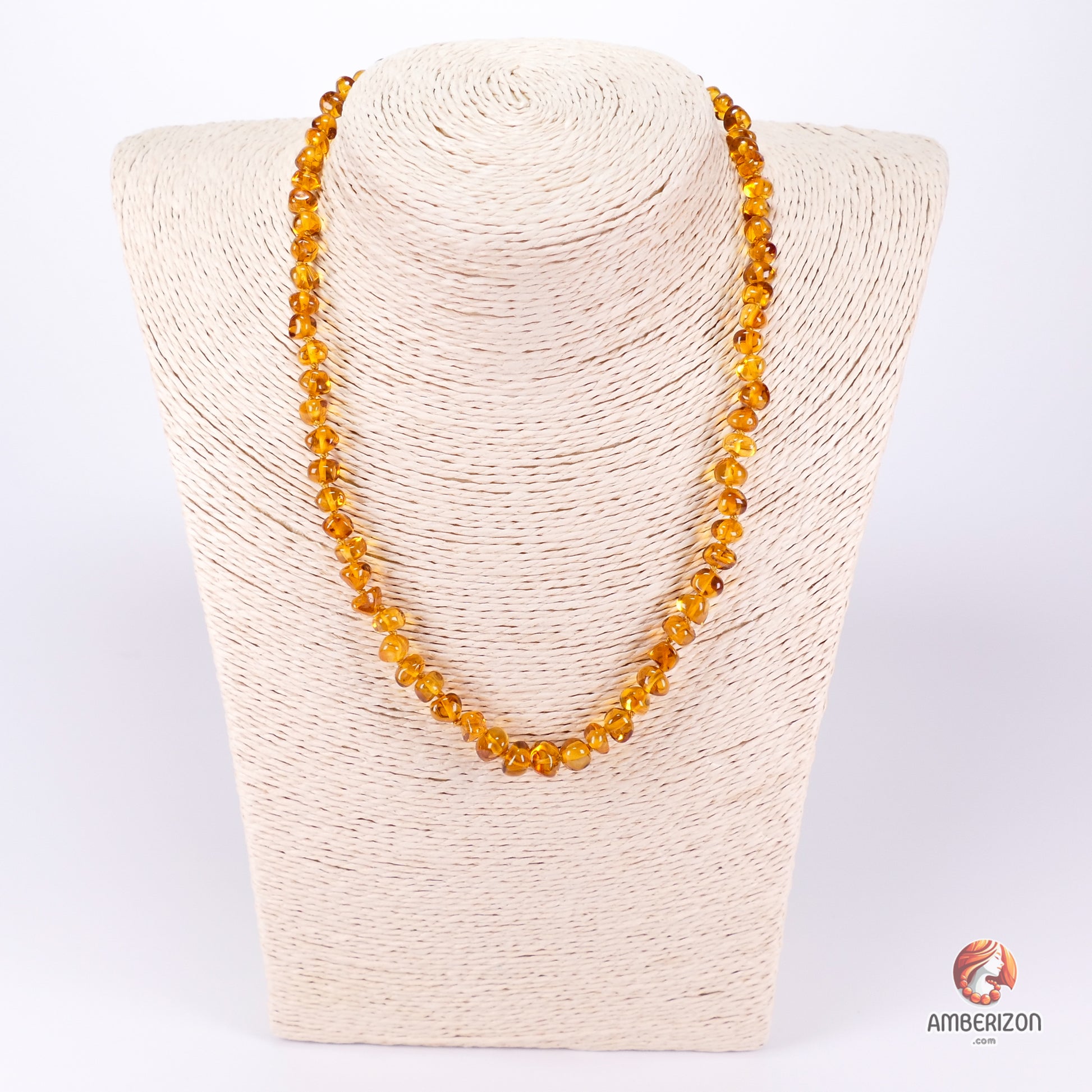 Unisex Baltic Amber Necklace for Women - Certified Authenticity