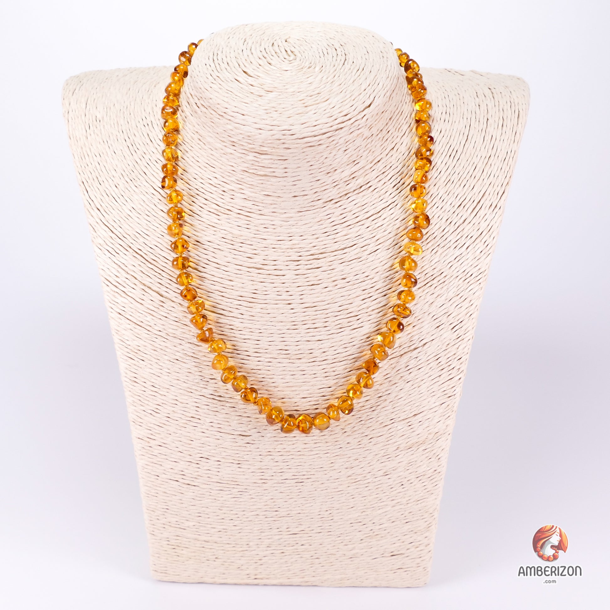 Unisex Baltic Amber Necklace for Women - Certified Authenticity