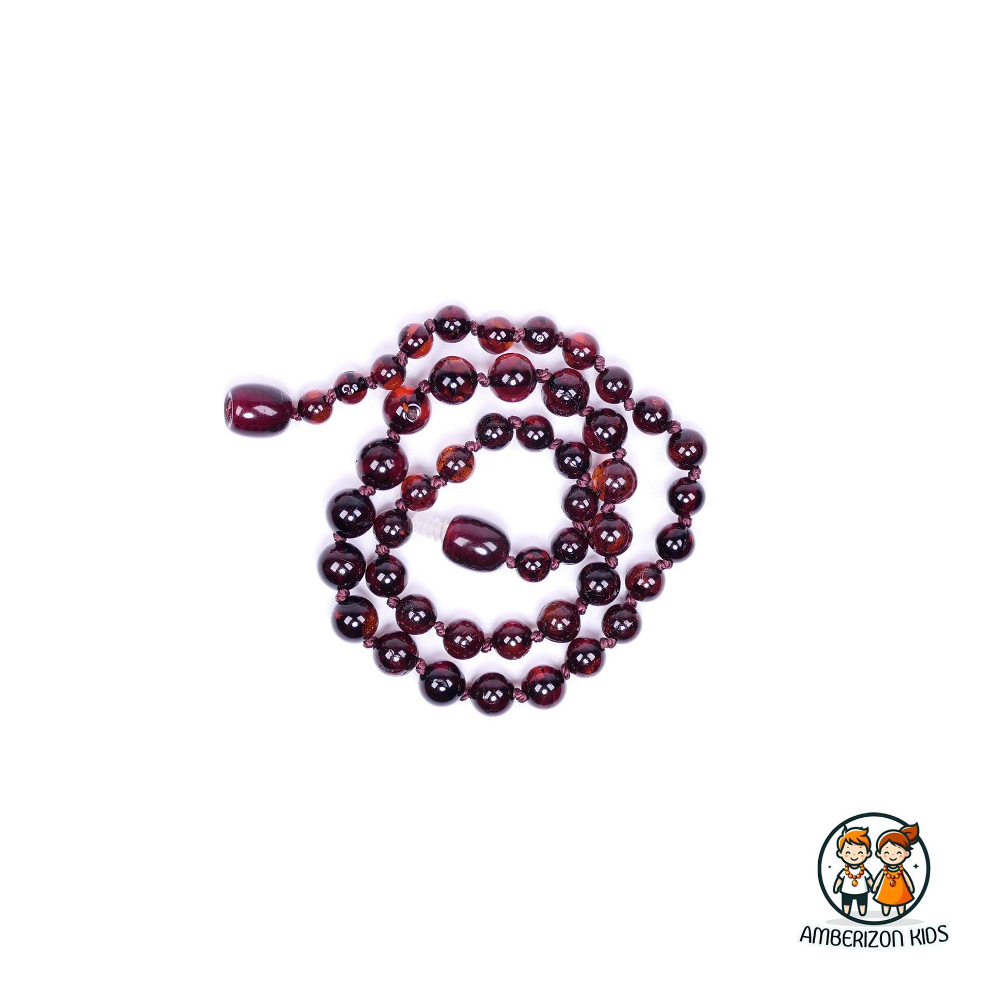 Round beads (100% round balls) Color: Cherry Diameter: graduated Ø5-6.5mm Weight: ~6.5 grams Finish: polished/glossy