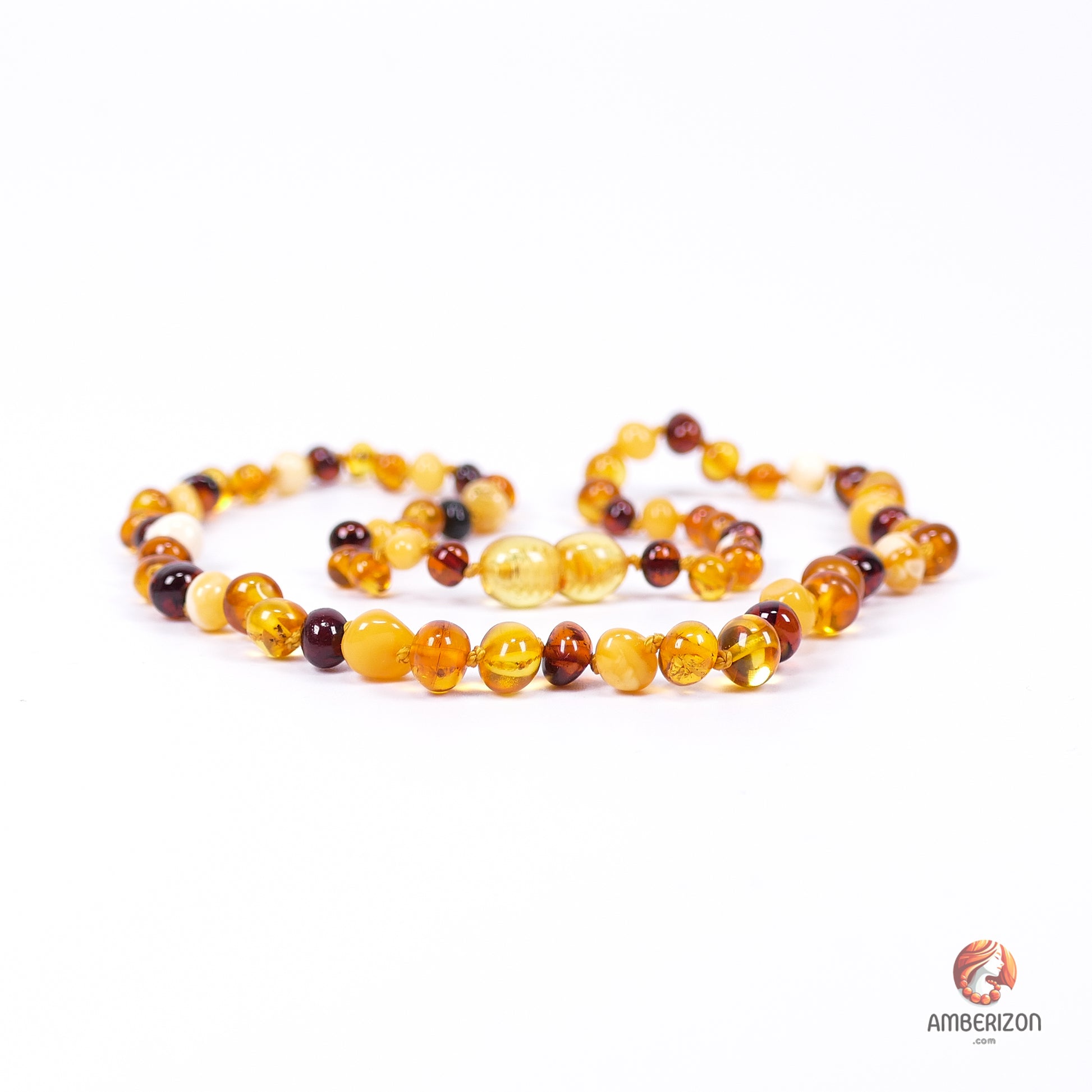 Contemporary Unisex Baltic Amber Necklace - Everyday Wear