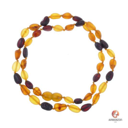 Women's Baltic Amber Necklace - Handcrafted Modern Design