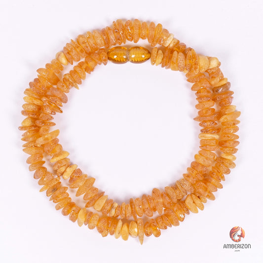 Contemporary Unisex Baltic Amber healing Necklace - 47cm Length - Everyday Wear