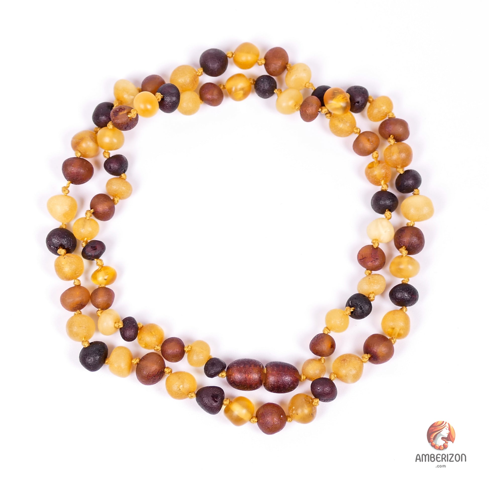 Healing amber gemstone necklace for woman (adults)