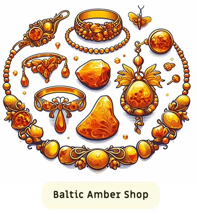 Shop genuine Baltic amber jewelry from the Baltic region. Nordic Jewelry Shop