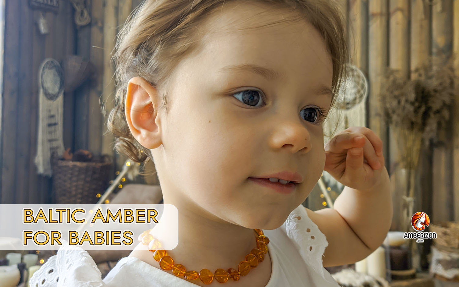 Amber beads best sale baby anklet