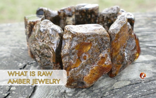 What is raw amber jewelry? Natural, organic, unprocessed Baltic amber bracelets, necklaces, pendants, earrings