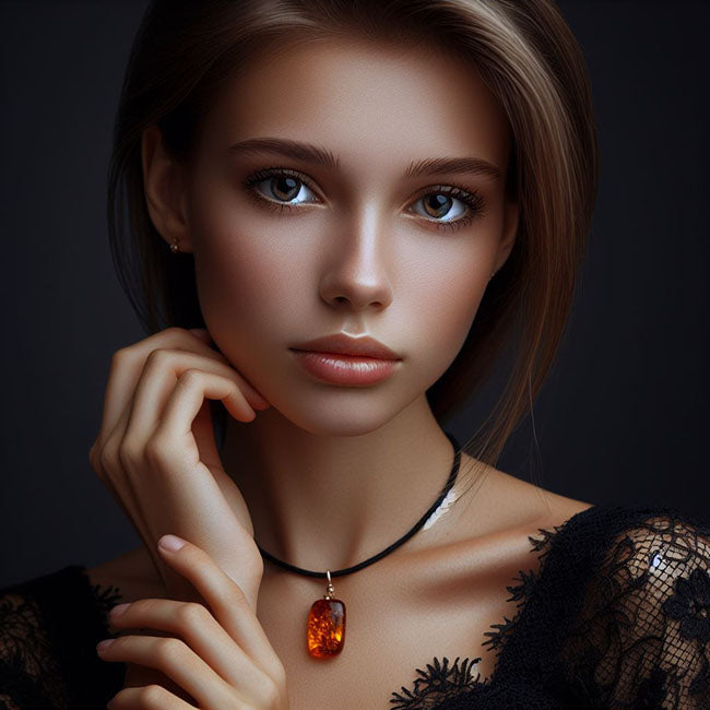 Baltic amber pendants