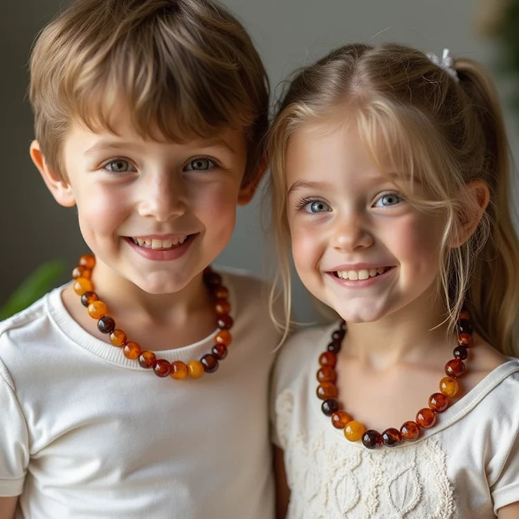 BALTIC AMBER NECKLACES FOR CHILDREN