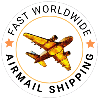 Baltic amber with global delivery: United States, Canada, UK, Australia, New Zealand, Europe (EU/European Union)