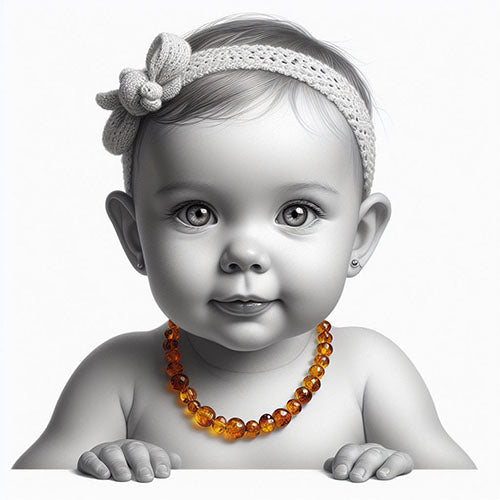 Baltic amber necklaces for babies