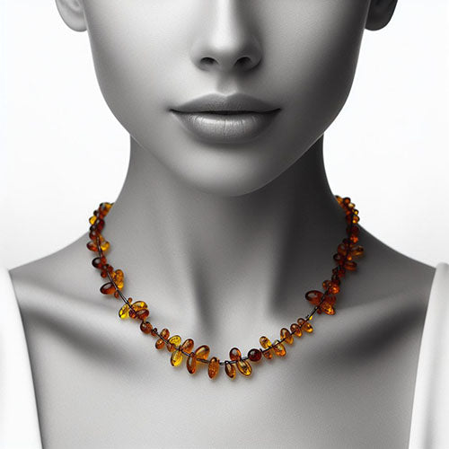 Baltic amber necklaces for women