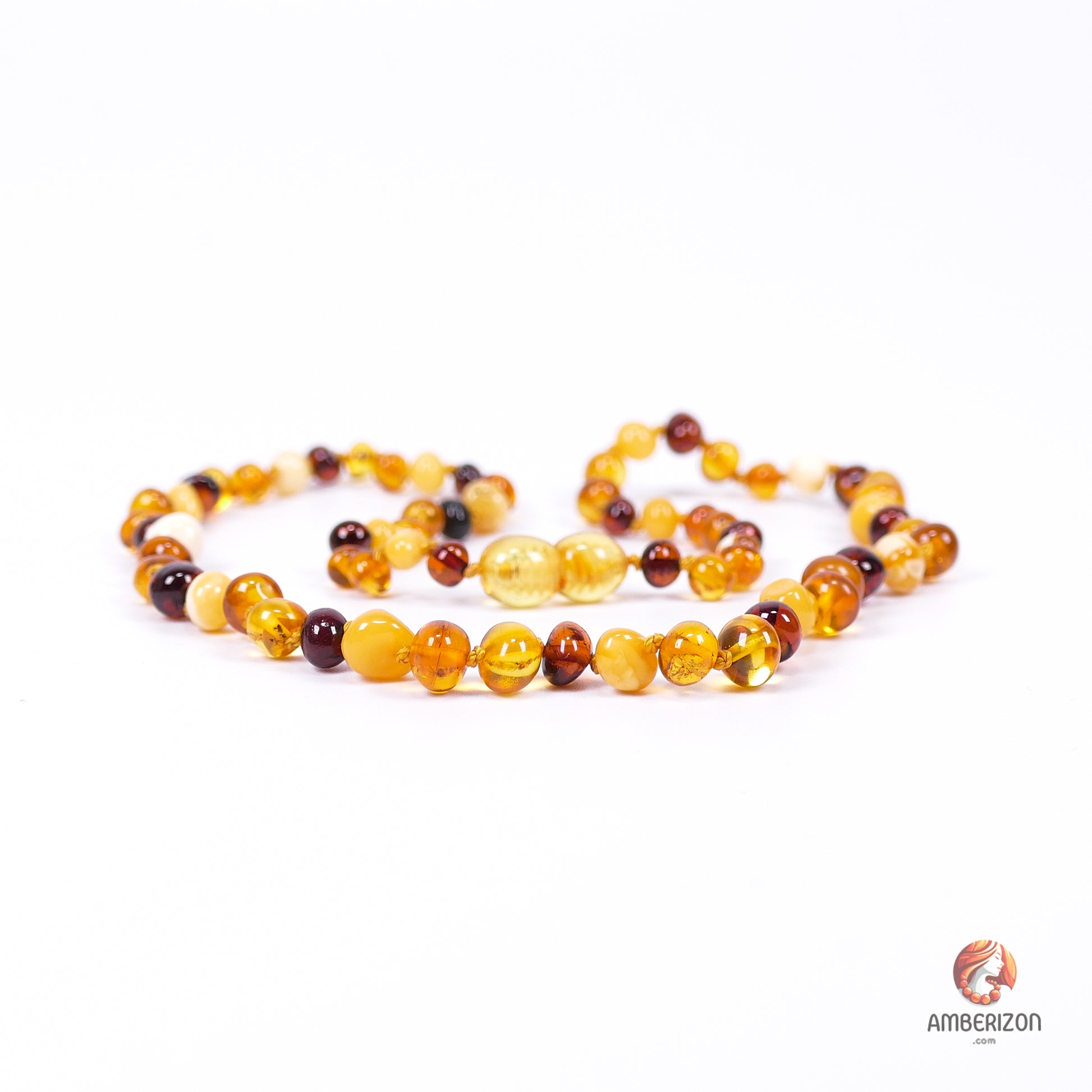 Contemporary Unisex Baltic Amber Necklace - Everyday Wear