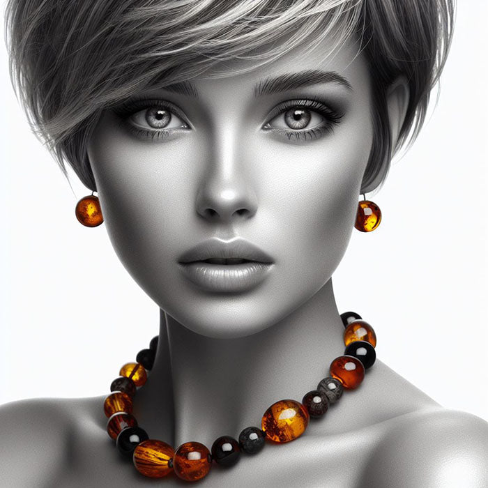 Baltic amber jewelry for women