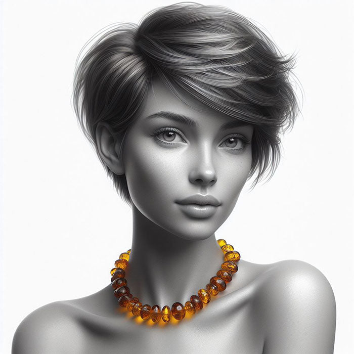Baltic amber necklaces for women